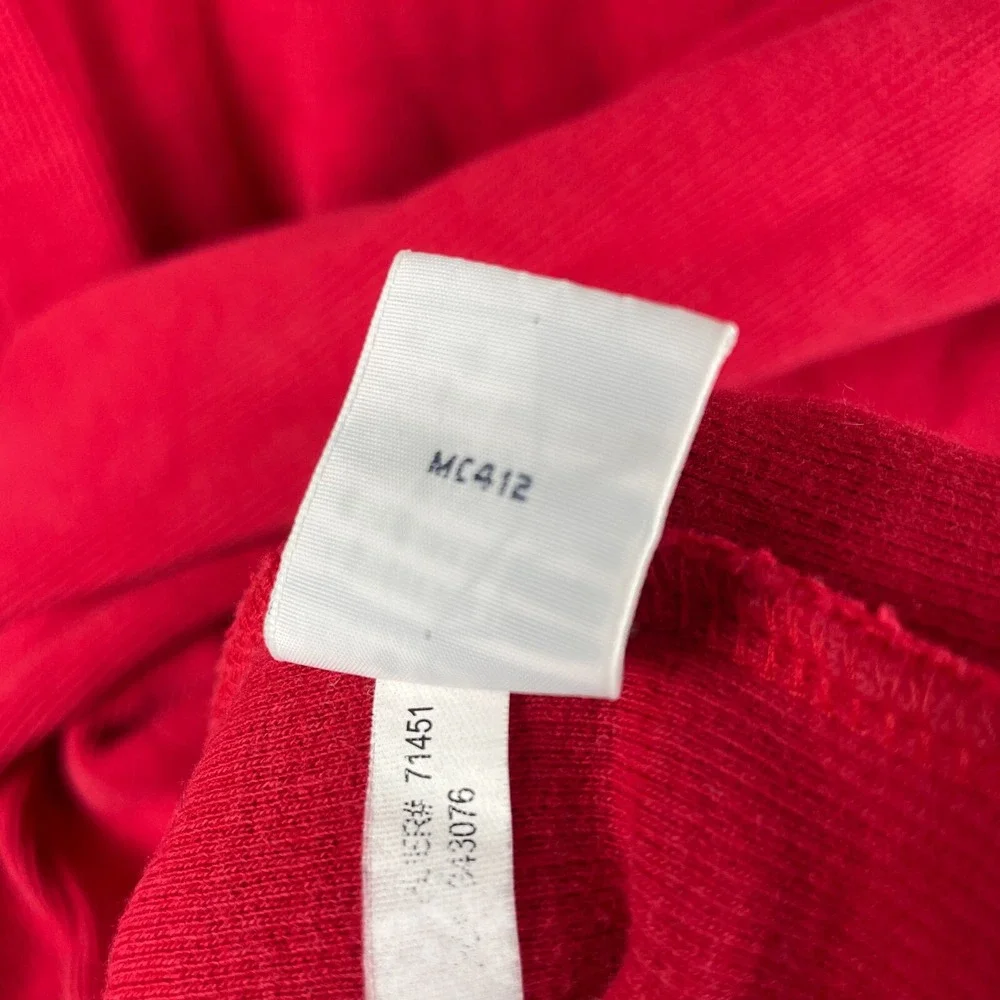 Vintage Polo Ralph Lauren Sweater XXL Red Quarter Zip Pony Cotton Pullover Prepp